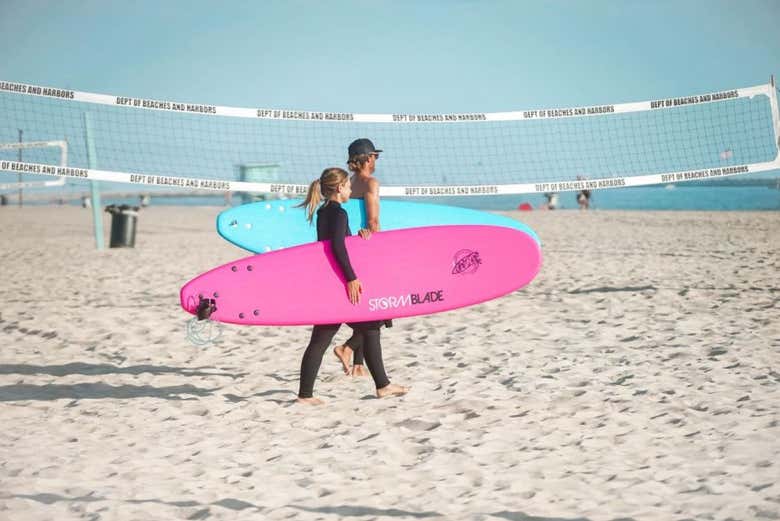 Curso de surf en Miami