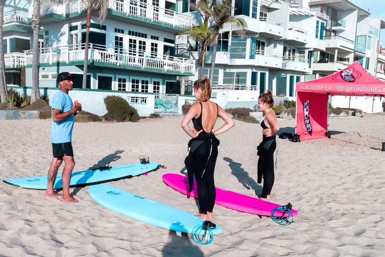 Curso de surf en Miami