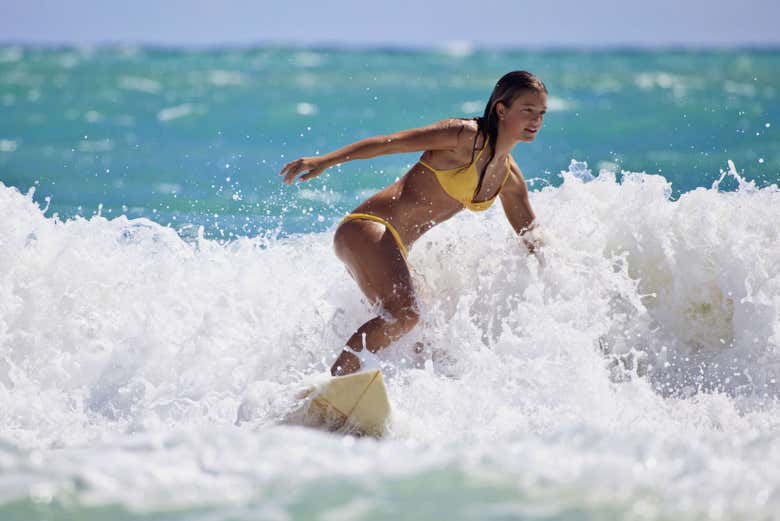Curso de surf en Miami
