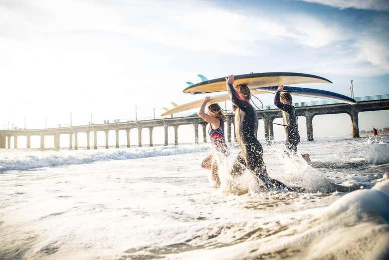 Curso de surf en Miami