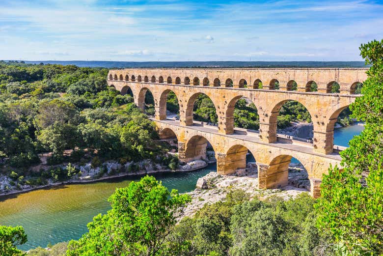 Pont du Gard, Les Baux, Aviñón y Châteauneuf du Pape