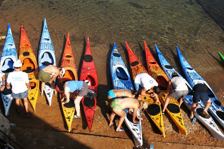 Tour en kayak por el Parque Nacional de Calanques