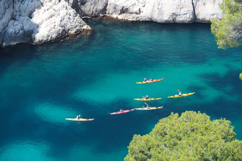Tour en kayak por el Parque Nacional de Calanques