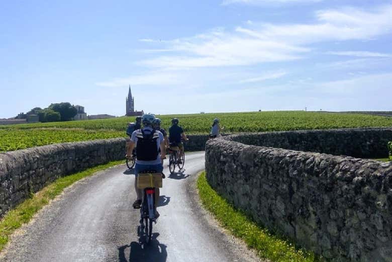 Tour en bicicleta por los viñedos de Saint-Emilion