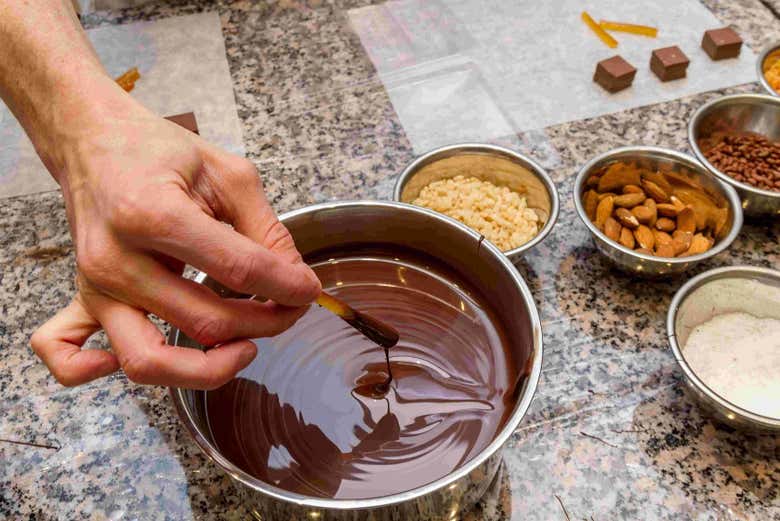 Taller de chocolate en el Choco Story de París