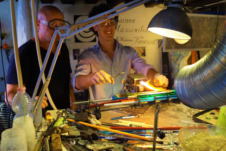 Taller de vidrio veneciano