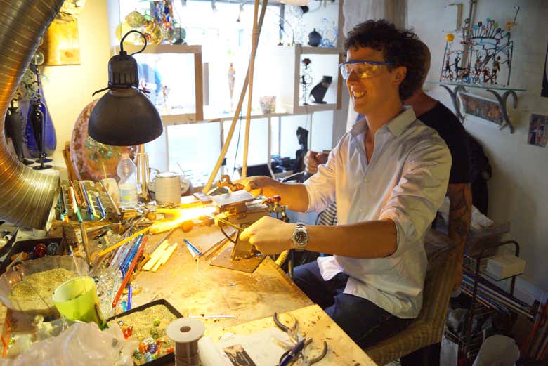 Taller de vidrio veneciano