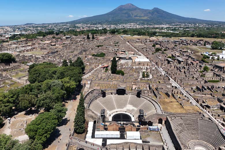 Autobús turístico a Pompeya