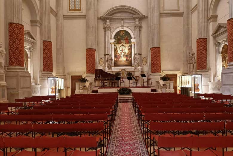 Concierto de música clásica en la iglesia de San Vidal