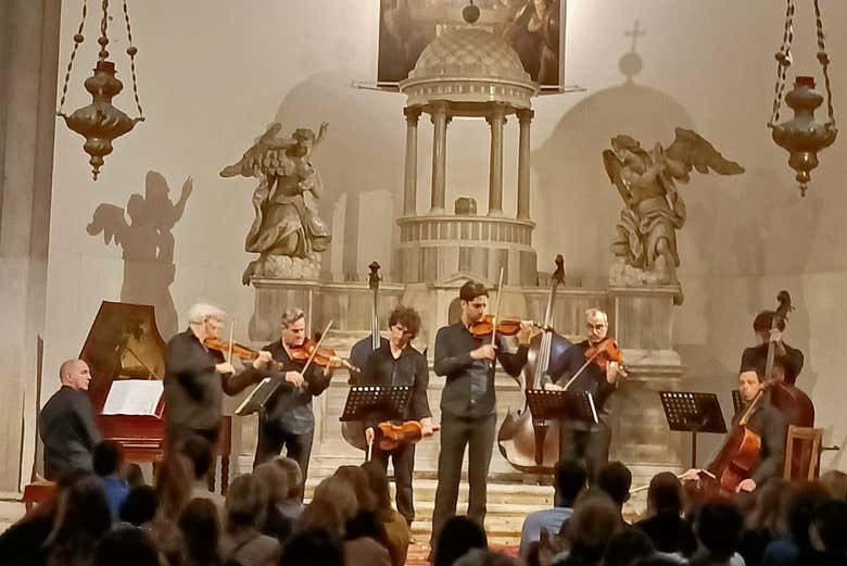 Concierto de música clásica en la iglesia de San Vidal
