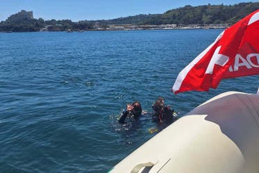 Bautismo de buceo en el Parque Arqueolgico Sumergido de Baia