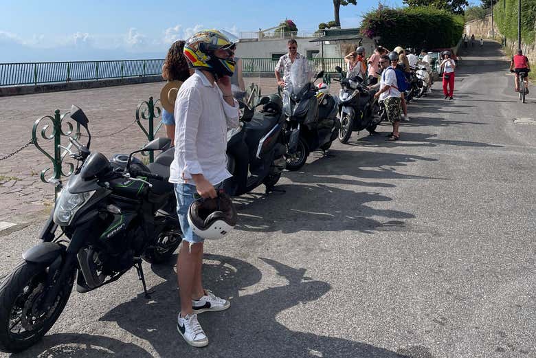 Tour en moto por Nápoles