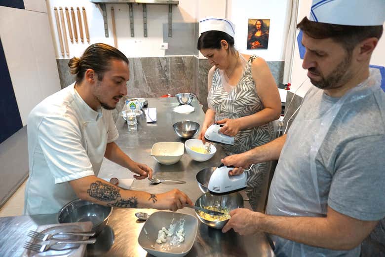 Taller de tiramisú en Nápoles