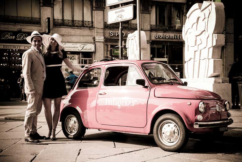 Tour privado en Fiat 500 por Milán