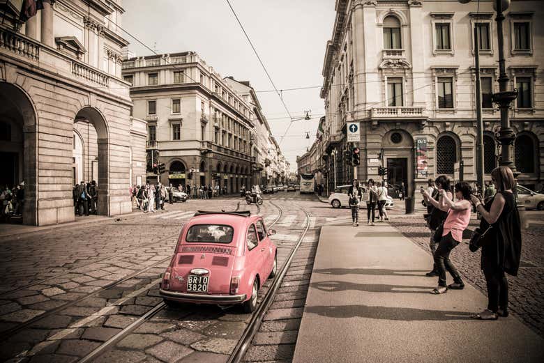 Tour privado en Fiat 500 por Milán