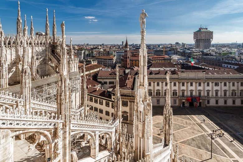 Tour por las terrazas del Duomo