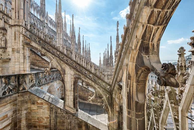 Tour por las terrazas del Duomo
