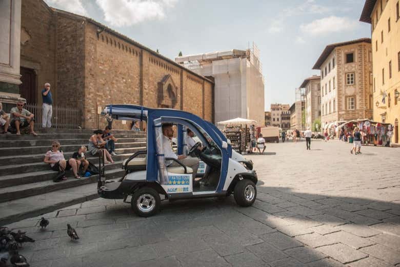Tour en coche eléctrico por Florencia