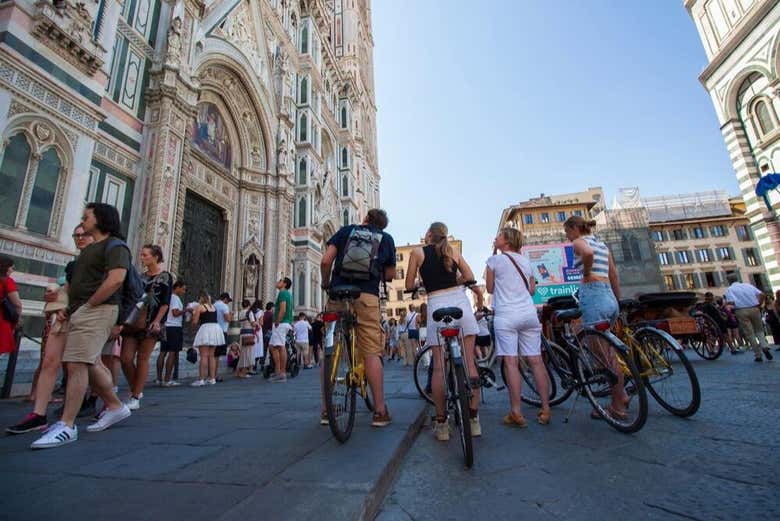 Tour en bicicleta eléctrica por Florencia y el Piazzale Michelangelo