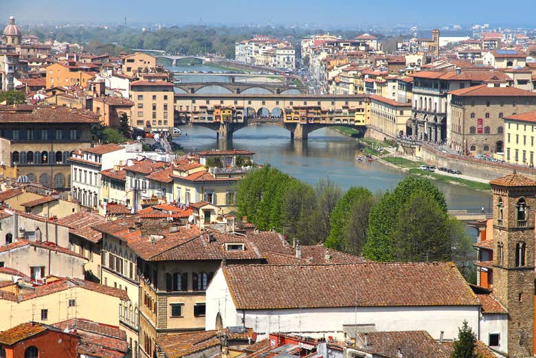 Tour en bicicleta eléctrica por Florencia y el Piazzale Michelangelo