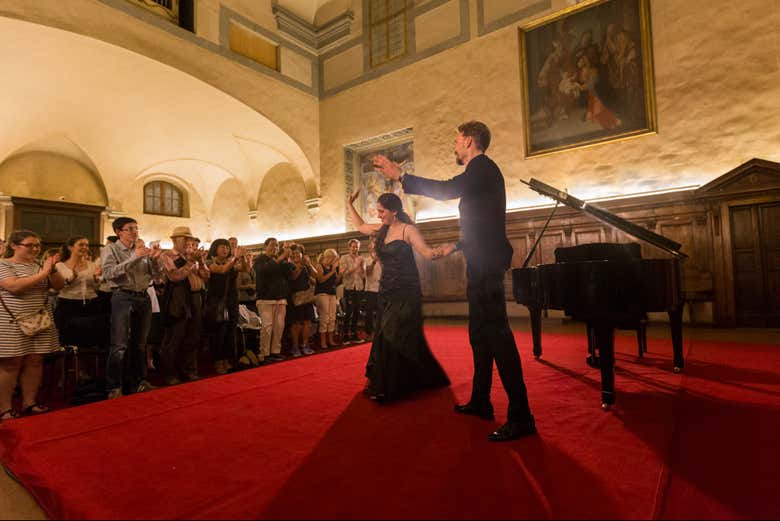 Concierto de ópera en la iglesia de Santa Monaca