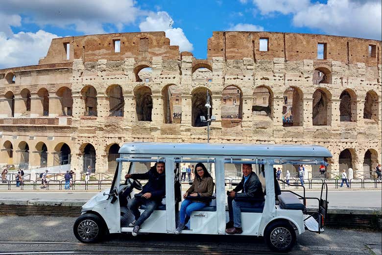 Tour en tuk tuk eléctrico por Roma