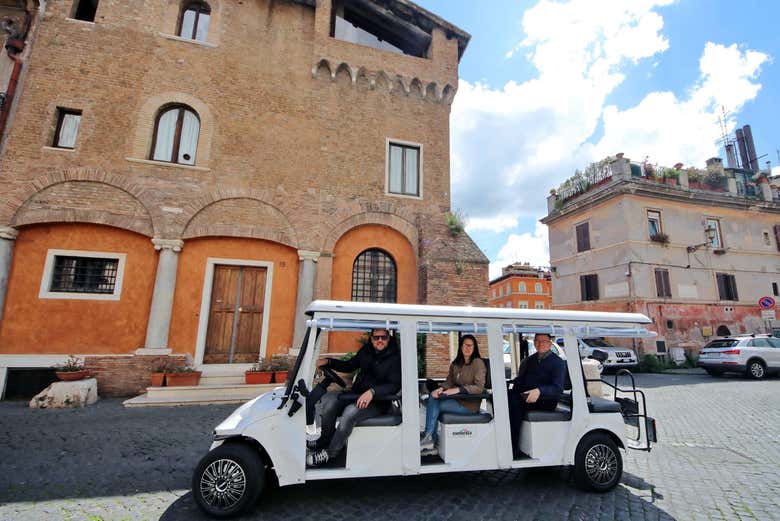 Tour en tuk tuk eléctrico por Roma