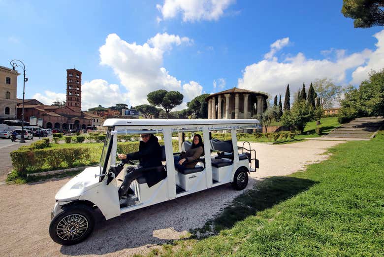 Tour en tuk tuk eléctrico por Roma