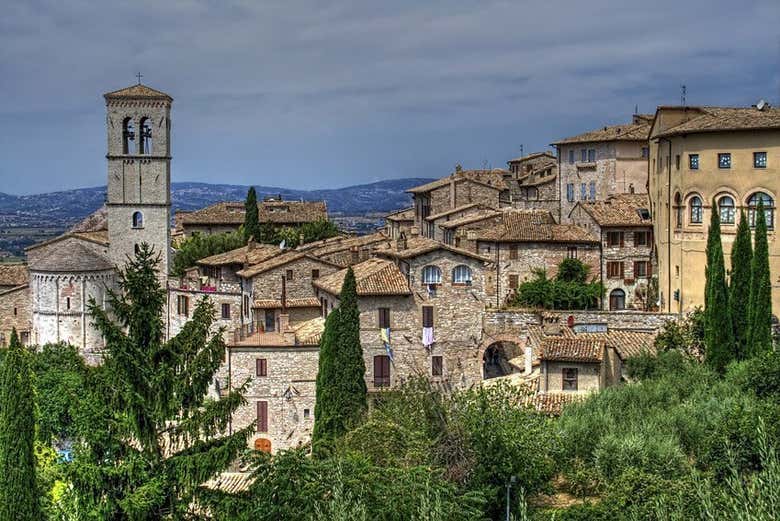 Excursión a Asís + Degustación de vino