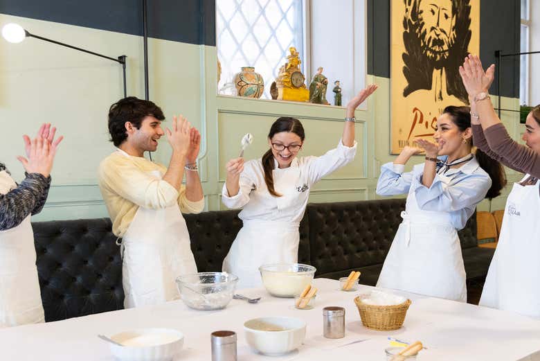 Taller de pasta italiana y tiramisú