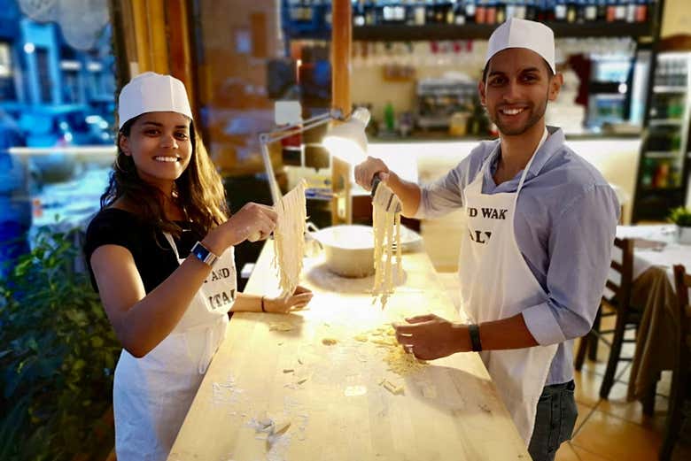 Taller de pasta italiana y tiramisú