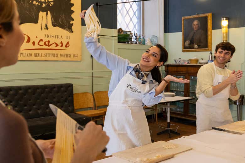 Taller de pasta italiana y tiramisú