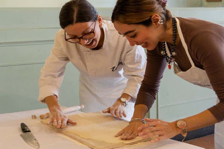 Taller de pasta italiana y tiramisú