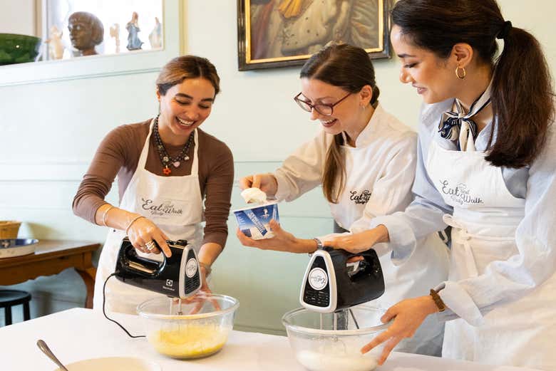 Taller de pasta italiana y tiramisú