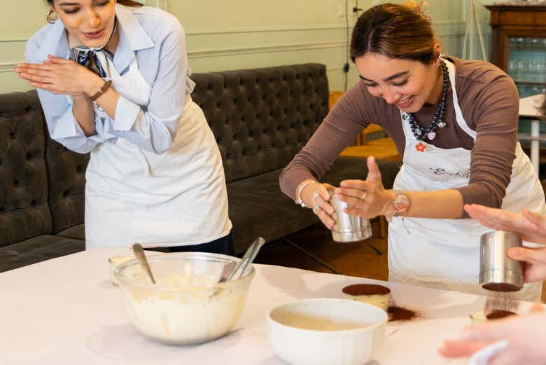 Taller de pasta italiana y tiramisú