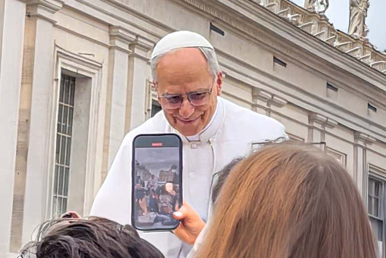 Audiencia con el papa León XIV
