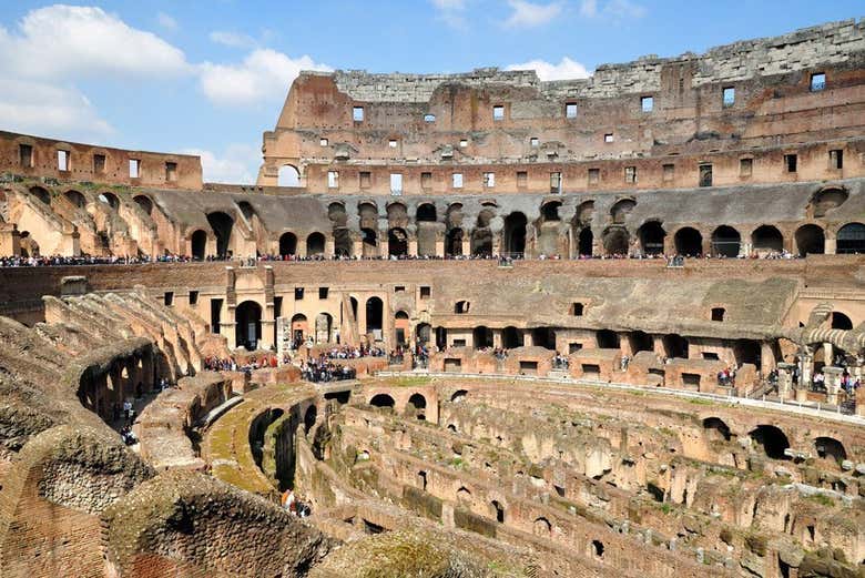Coliseo, Foro y Palatino + Arena de gladiadores