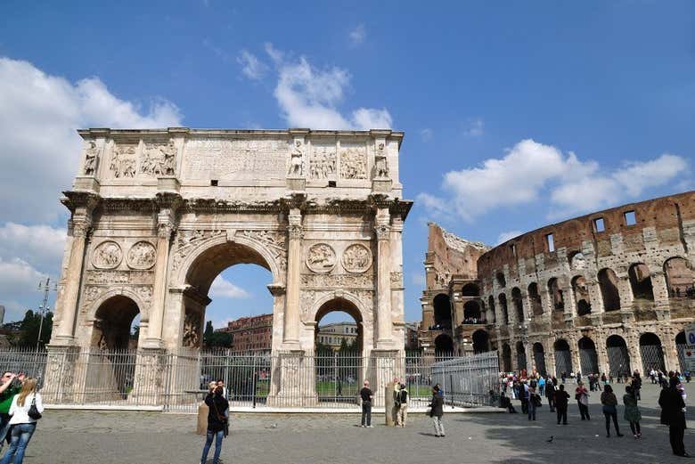 Coliseo, Foro y Palatino + Arena de gladiadores