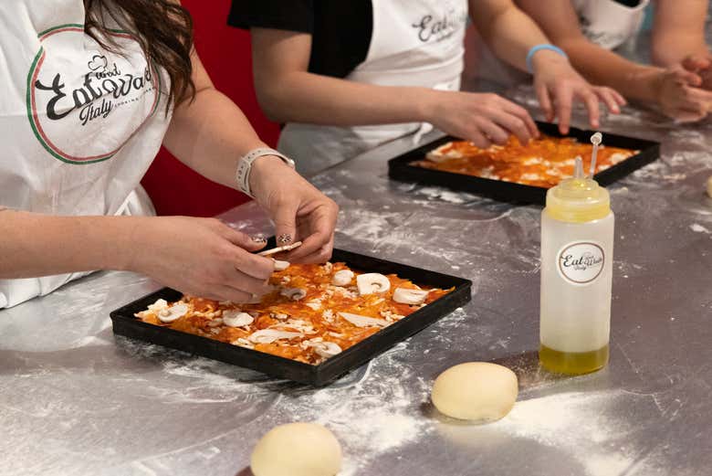 Taller de pizza italiana