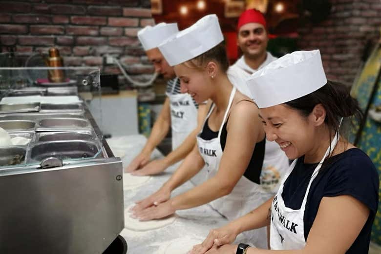 Taller de pizza italiana