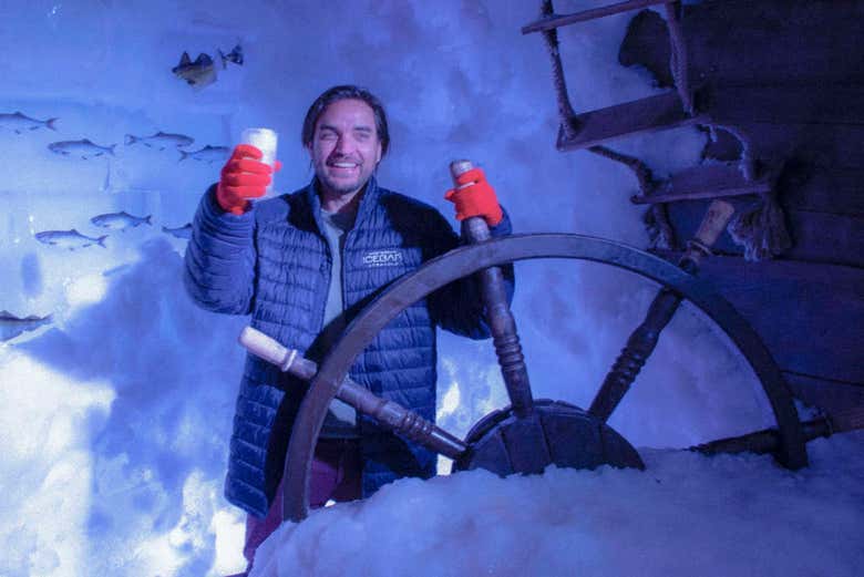 Entrada al Icebar Xtracold