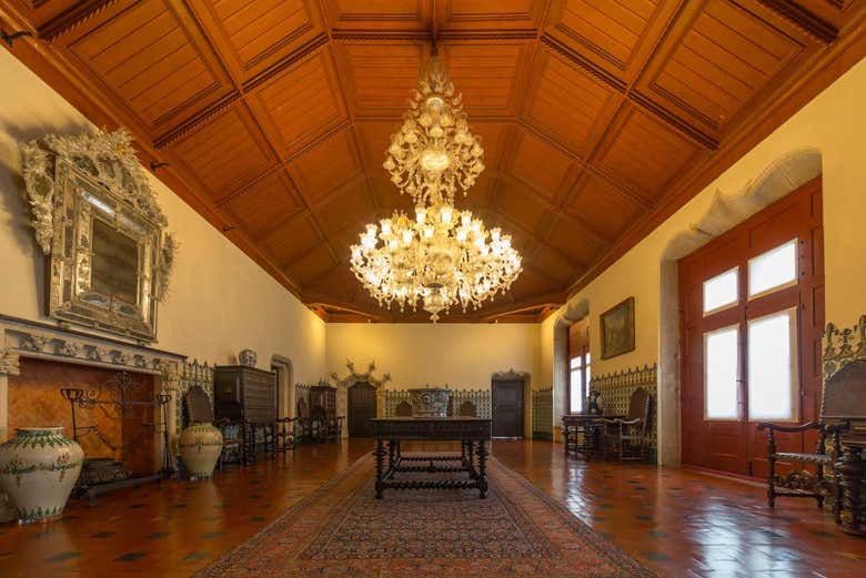 Entrada al Palacio Nacional de Sintra y sus jardines