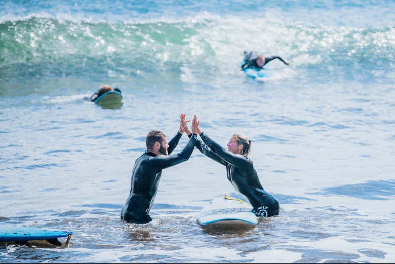 Curso de surf en Madeira