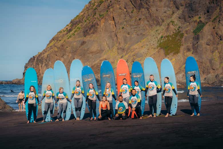 Curso de surf en Madeira