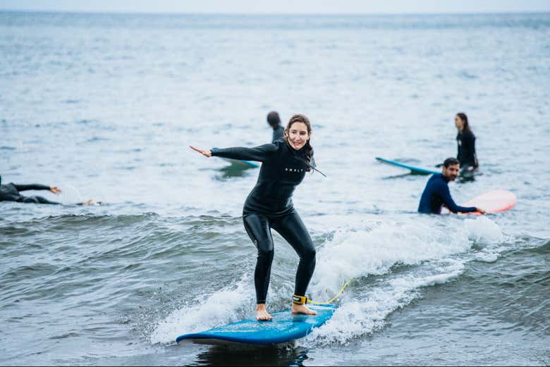 Curso de surf en Madeira