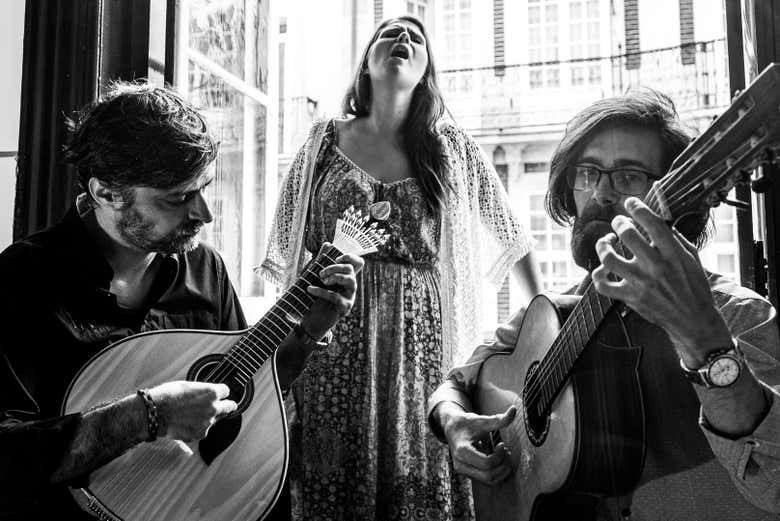 Espectáculo en Fado Na Baixa