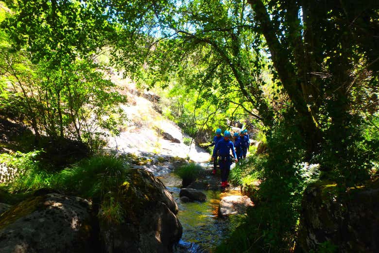 Barranquismo en el Parque Nacional Peneda-Gerês