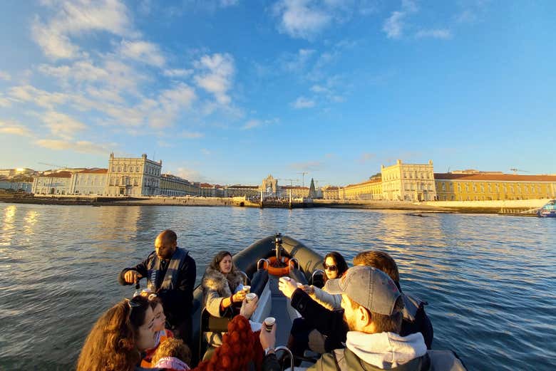 Avistamiento de delfines en Lisboa