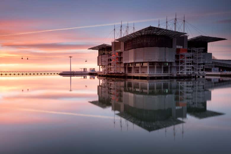 Entrada al Oceanario de Lisboa
