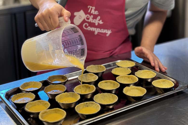 Clase de pasteles de Belém